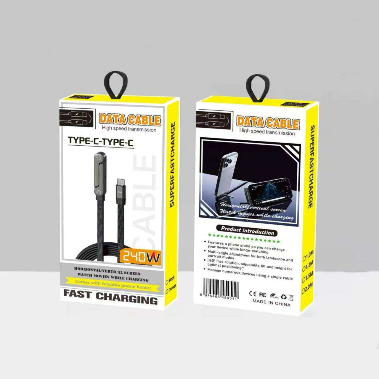 240W Multi-functional Fast-charging Phone Holder Data Cable